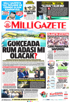 MİLLİ GAZETE 28 Mayıs 2025 gazete manşeti