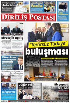DİRİLİŞ POSTASI 28 Mayıs 2025 gazete manşeti