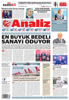 ANALİZ 28 Mayıs 2025 gazete manşeti