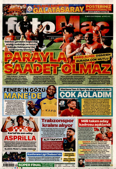 FOTOMAÇ 29 Mayıs 2025 gazete manşeti