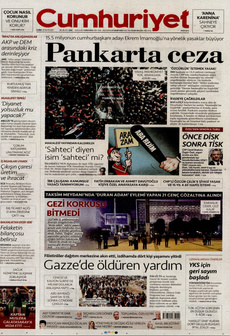 CUMHURİYET 30 Mayıs 2025 gazete manşeti