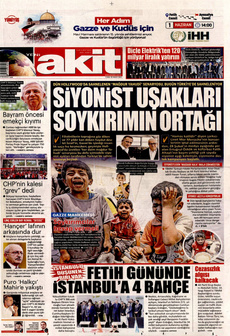 YENİ AKİT 30 Mayıs 2025 gazete manşeti