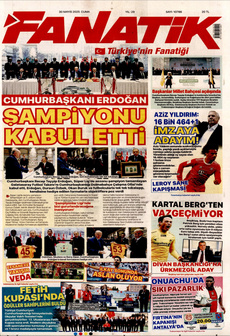 FANATİK 30 Mayıs 2025 gazete manşeti