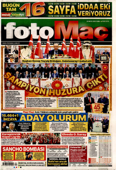 FOTOMAÇ 30 Mayıs 2025 gazete manşeti