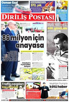 DİRİLİŞ POSTASI 30 Mayıs 2025 gazete manşeti