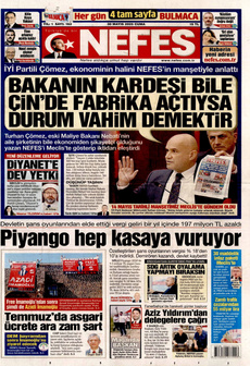 NEFES 30 Mayıs 2025 gazete manşeti