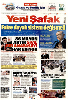 YENİ ŞAFAK 31 Mayıs 2025 gazete manşeti