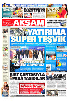 AKŞAM 31 Mayıs 2025 gazete manşeti