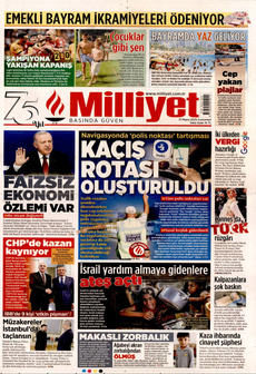 MİLLİYET 31 Mayıs 2025 gazete manşeti