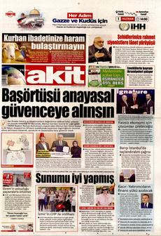 YENİ AKİT 31 Mayıs 2025 gazete manşeti