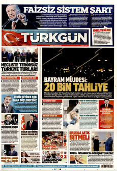 TÜRKGÜN 31 Mayıs 2025 gazete manşeti