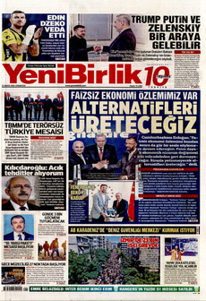 YENİBİRLİK 31 Mayıs 2025 gazete manşeti