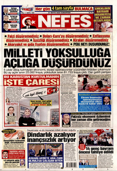 NEFES 31 Mayıs 2025 gazete manşeti