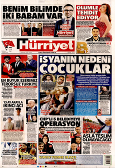 HÜRRİYET 1 Haziran 2025 gazete manşeti