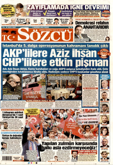 SÖZCÜ 1 Haziran 2025 gazete manşeti