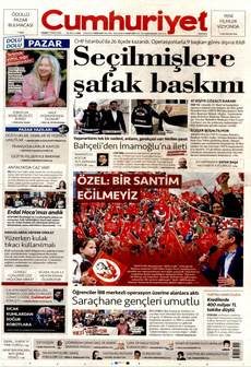CUMHURİYET 1 Haziran 2025 gazete manşeti