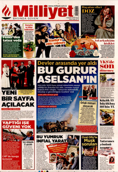 MİLLİYET 1 Haziran 2025 gazete manşeti