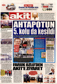 YENİ AKİT 1 Haziran 2025 gazete manşeti