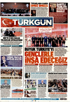 TÜRKGÜN 1 Haziran 2025 gazete manşeti