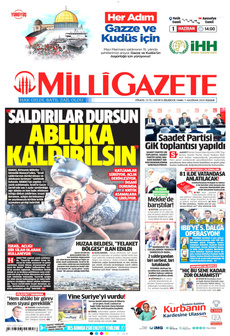 MİLLİ GAZETE 1 Haziran 2025 gazete manşeti