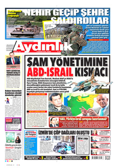 AYDINLIK GAZETESİ 1 Haziran 2025 gazete manşeti