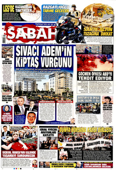 SABAH 11 Haziran 2025 gazete manşeti