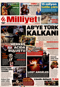 MİLLİYET 11 Haziran 2025 gazete manşeti