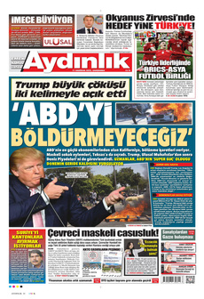 AYDINLIK GAZETESİ 11 Haziran 2025 gazete manşeti