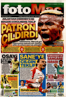 FOTOMAÇ 11 Haziran 2025 gazete manşeti