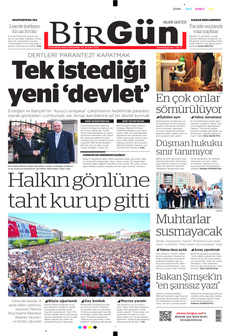 BİRGÜN 11 Haziran 2025 gazete manşeti