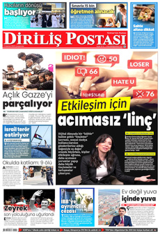 DİRİLİŞ POSTASI 11 Haziran 2025 gazete manşeti