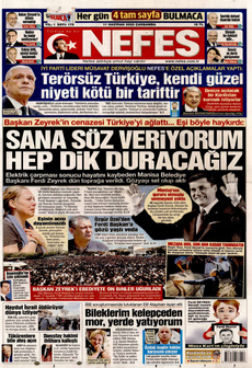 NEFES 11 Haziran 2025 gazete manşeti