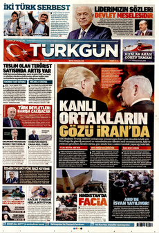 TÜRKGÜN 13 Haziran 2025 gazete manşeti