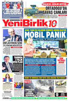 YENİBİRLİK 13 Haziran 2025 gazete manşeti