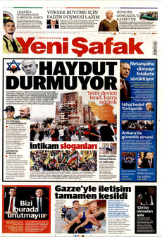 YENİ ŞAFAK 14 Haziran 2025 gazete manşeti