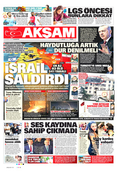 AKŞAM 14 Haziran 2025 gazete manşeti