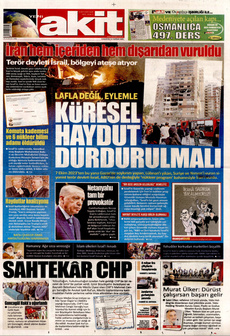 YENİ AKİT 14 Haziran 2025 gazete manşeti