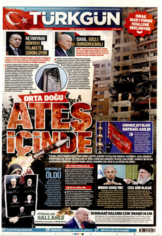 TÜRKGÜN 14 Haziran 2025 gazete manşeti