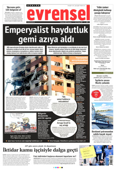 EVRENSEL 14 Haziran 2025 gazete manşeti