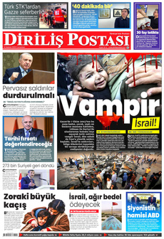 DİRİLİŞ POSTASI 14 Haziran 2025 gazete manşeti