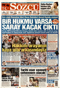 SÖZCÜ 15 Haziran 2025 gazete manşeti