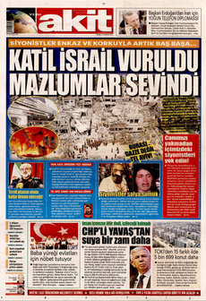 YENİ AKİT 15 Haziran 2025 gazete manşeti