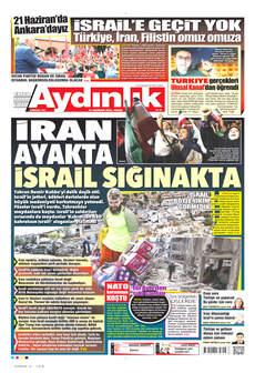AYDINLIK GAZETESİ 15 Haziran 2025 gazete manşeti