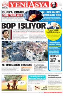 YENİ ASYA 15 Haziran 2025 gazete manşeti