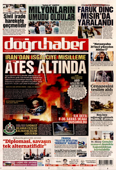 DOĞRU HABER 15 Haziran 2025 gazete manşeti