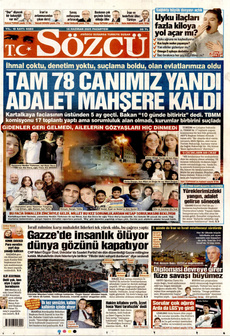 SÖZCÜ 16 Haziran 2025 gazete manşeti