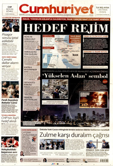 CUMHURİYET 16 Haziran 2025 gazete manşeti