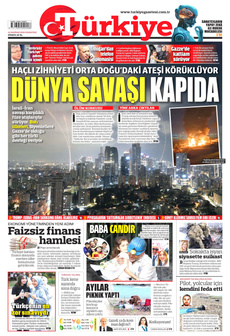 TÜRKİYE GAZETESİ 16 Haziran 2025 gazete manşeti