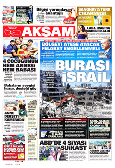 AKŞAM 16 Haziran 2025 gazete manşeti