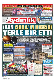 AYDINLIK GAZETESİ 16 Haziran 2025 gazete manşeti